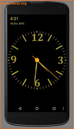 Nice Night Clock with Alarm and Light screenshot