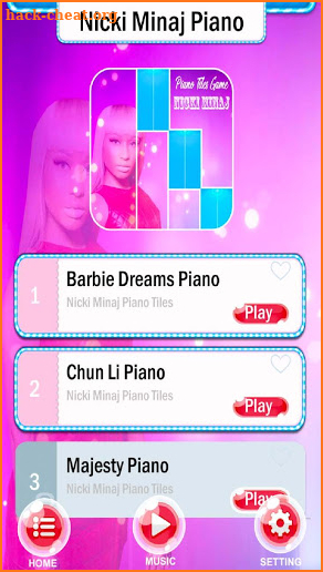 Nicki Minaj Piano Tiles screenshot