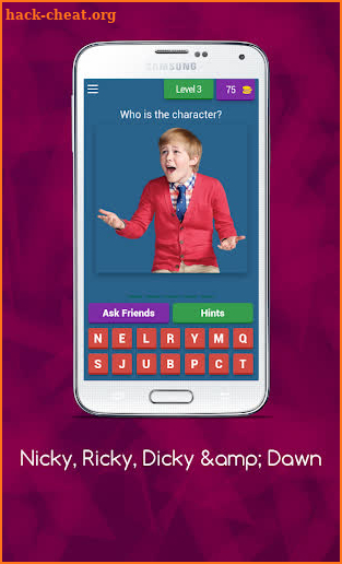 Nicky, Ricky, Dicky Quiz screenshot