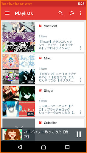 NicoBox: free Niconico Douga music player screenshot