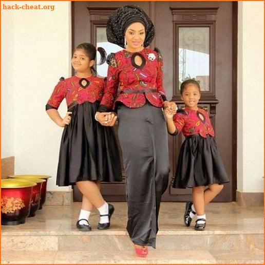 Nigerian Mother and Daughter dress Designs screenshot