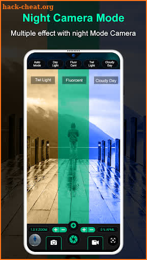 Night Camera Mode & HD Photo Video Filter screenshot
