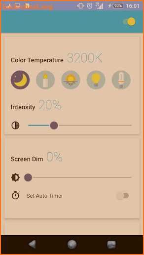 Night Light Mode -  protect eyes easy sleep screenshot