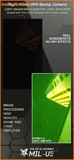 Night Mode GPS Stamp Camera screenshot
