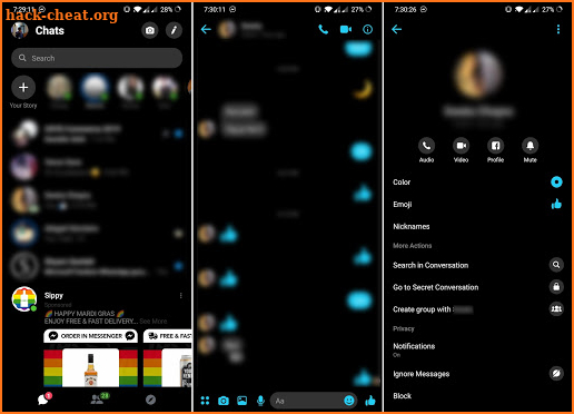 Night Mode Social Media | Night Theme screenshot