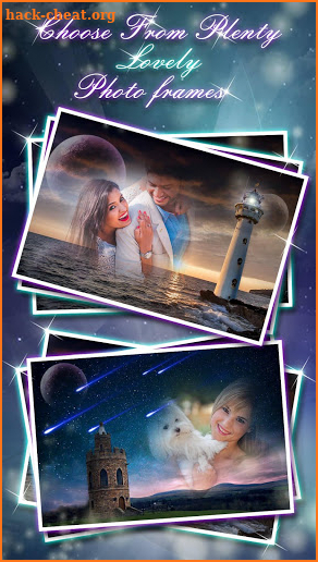 Night Photo Frame 🌃 Landscape Photo Editor screenshot