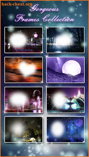 Night Photo Frame 🌃 Landscape Photo Editor screenshot