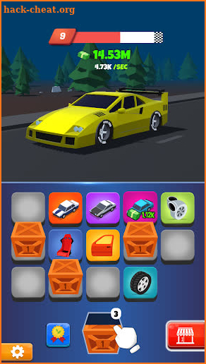 Night Race - Idle Car Merger screenshot