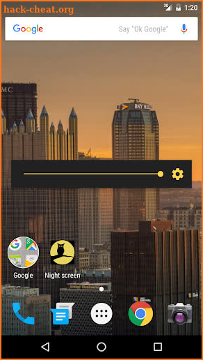 Night screen screenshot