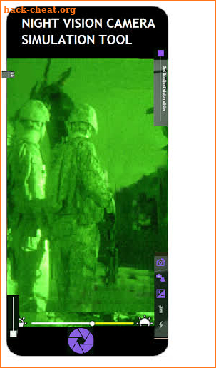 Night Vision Camera Simulation-Low Light Condition screenshot