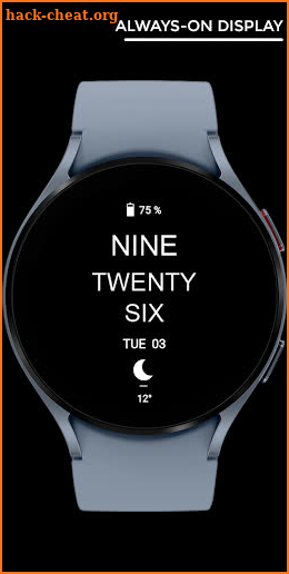 Nightabet - watch face screenshot