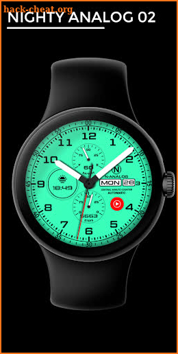 Nighty Analog 02 - watch face screenshot