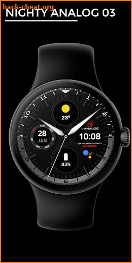 Nighty Analog 03 - watch face screenshot