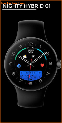 Nighty Hybrid 01 - watch face screenshot