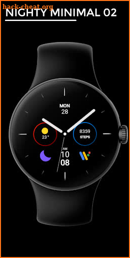 Nighty Minimal 02 - watch face screenshot