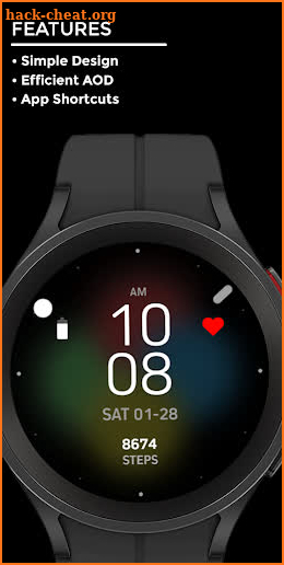 Nighty Minimal 05 - watch face screenshot