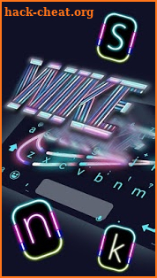 Nike Neon Club Sneaker keyboard screenshot