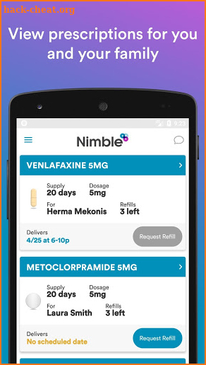 Nimble Rx screenshot