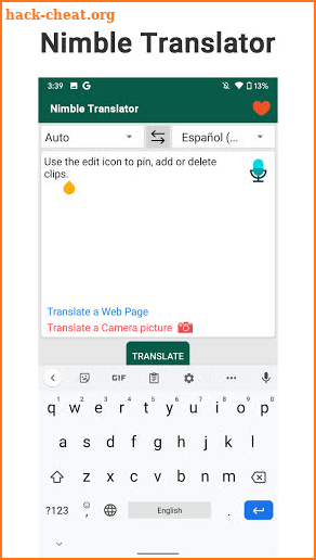 Nimble Translator screenshot