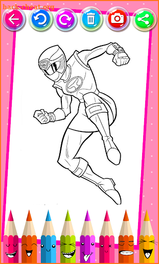 Ninja Coloring Drawing Book New Coloring Pages screenshot