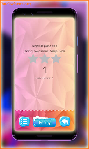 Ninja kidz piano game screenshot