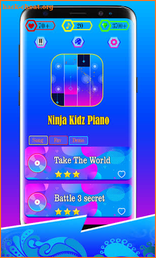 Ninja Kidz Piano game screenshot