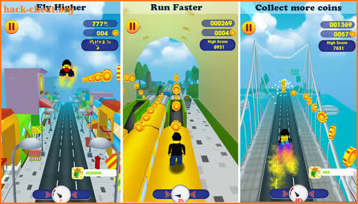 Ninja surfer go tournament game screenshot