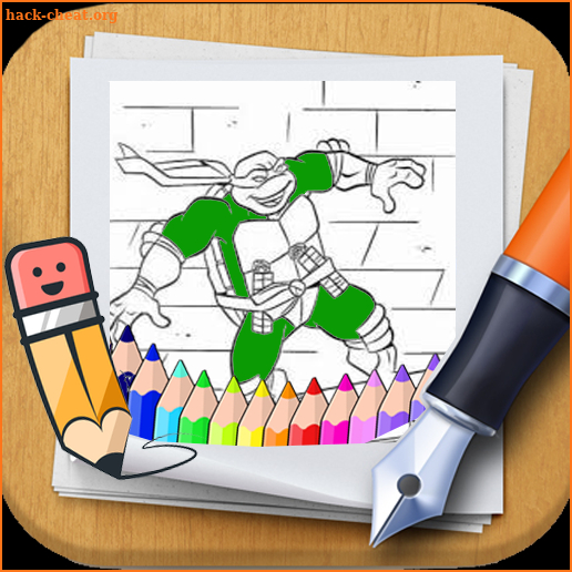 Ninja Turtles Legends Coloring page by fans screenshot