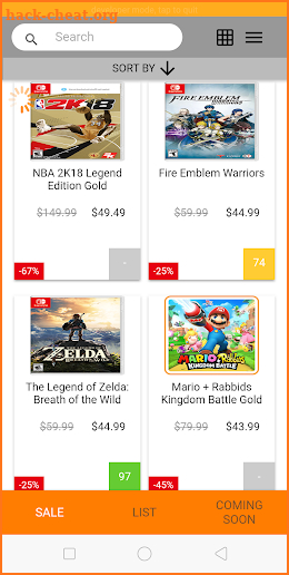 Nintendo Switch Eshop (Unofficial) screenshot