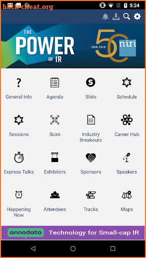 NIRI Events APP screenshot