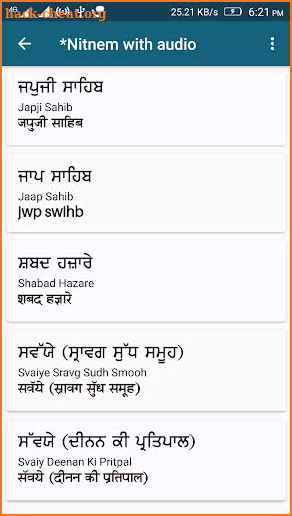 Nitnem (ਨਿਤਨੇਮ) - Sundar Gutka screenshot