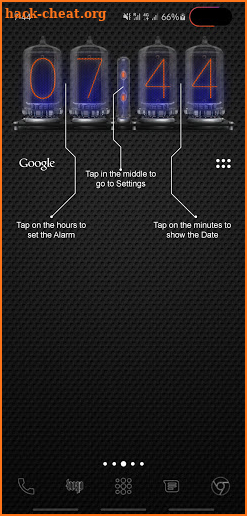 Nixie Tube Clock Widget - Pro screenshot