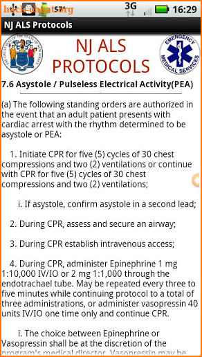 NJ ALS Protocols screenshot