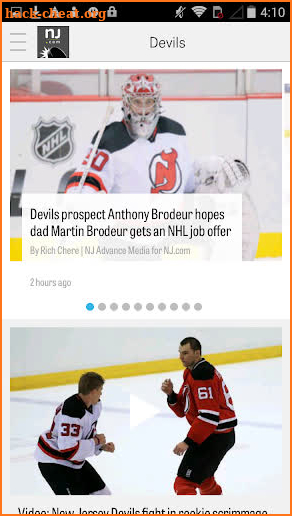 NJ.com: New Jersey Devils News screenshot