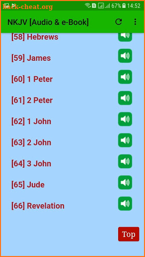 NKJV Audio Bible Free App. screenshot