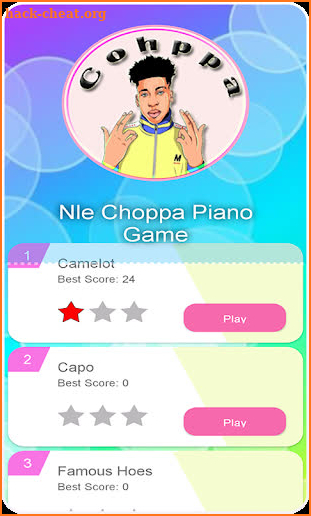 NLE Choppa Piano Megic game screenshot