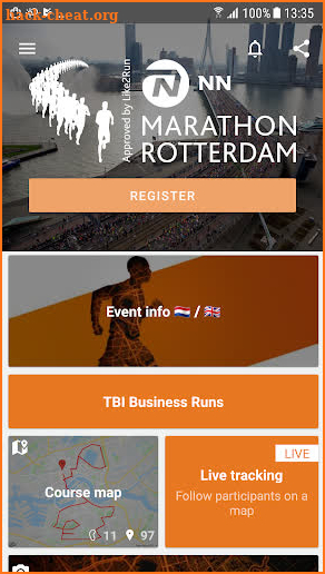 NN Marathon Rotterdam 2019 screenshot