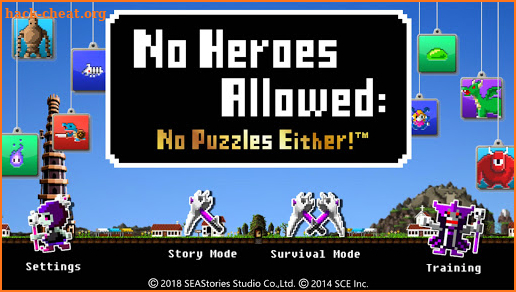 No Heroes Allowed:No Puzzles Either!™G screenshot