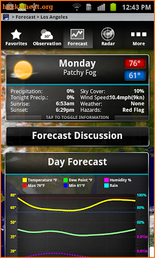 NOAA Weather and Radar screenshot