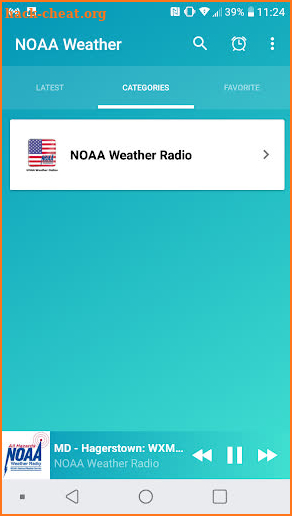 NOAA Weather Radios Online screenshot