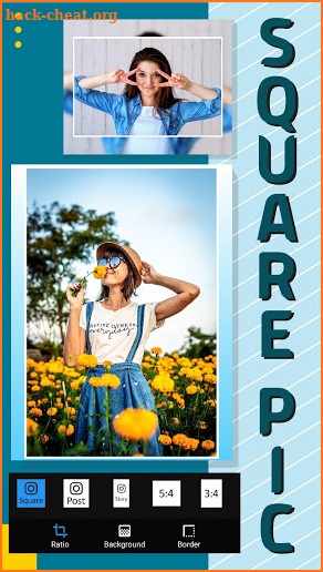 NoCrop Photo Editor : Square Pic, Square Fit screenshot