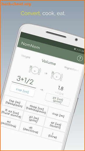 NomNom - Cooking Converter screenshot