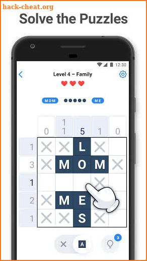 Nonogram Words - Word Cross Puzzle screenshot