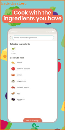 Nooddle - Eat healthy with what’s in your fridge. screenshot