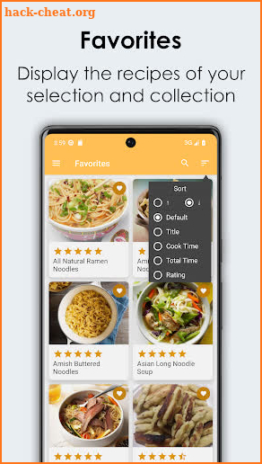 Noodles Recipes Cookbook screenshot