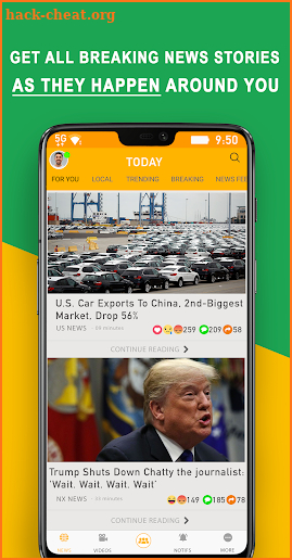 NOOX - Unlimited News and Discussions screenshot