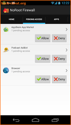 NoRoot Firewall Beta screenshot
