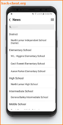 North Lamar ISD screenshot