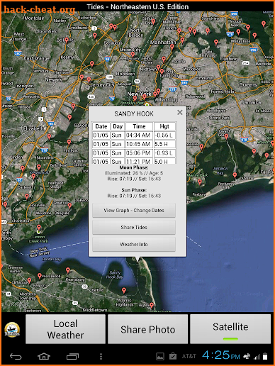 Northeast U.S. Tides & Weather screenshot