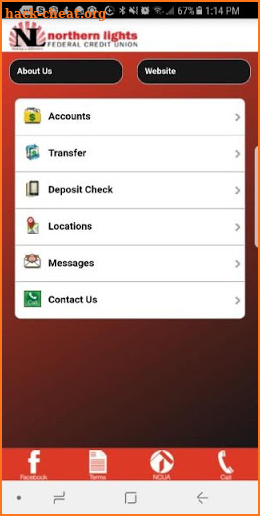 Northern Lights Federal Credit Union screenshot
